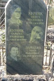 Курник Фейга Иосифовна, Москва, Востряковское кладбище